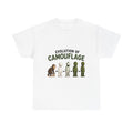 T-Shirt — Evolution of Camouflage Graphic Tee (Military Hunting Humor)