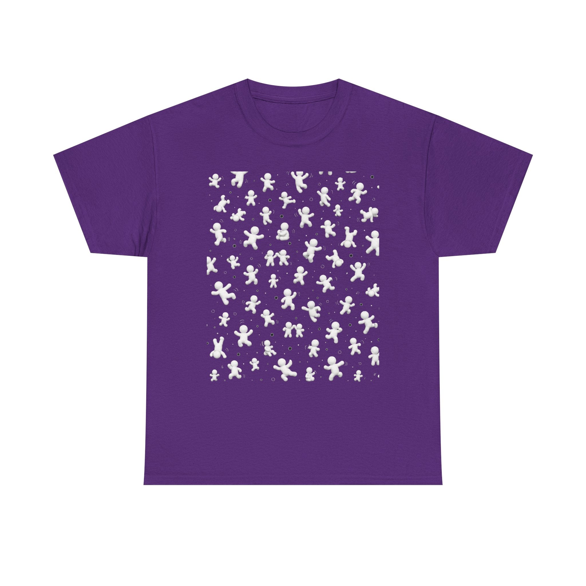 Gingerbread Pattern T-Shirt — Holiday Cookie Print Tee