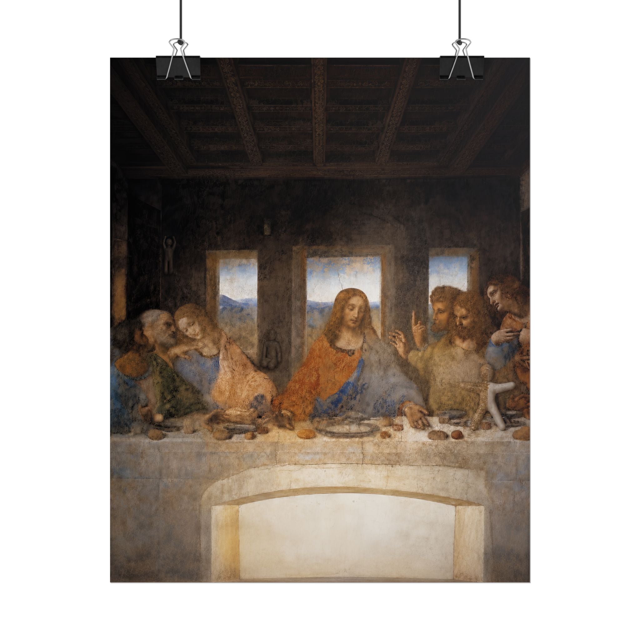 The Last Supper Rolled Poster — Renaissance Art Print for Home or Study