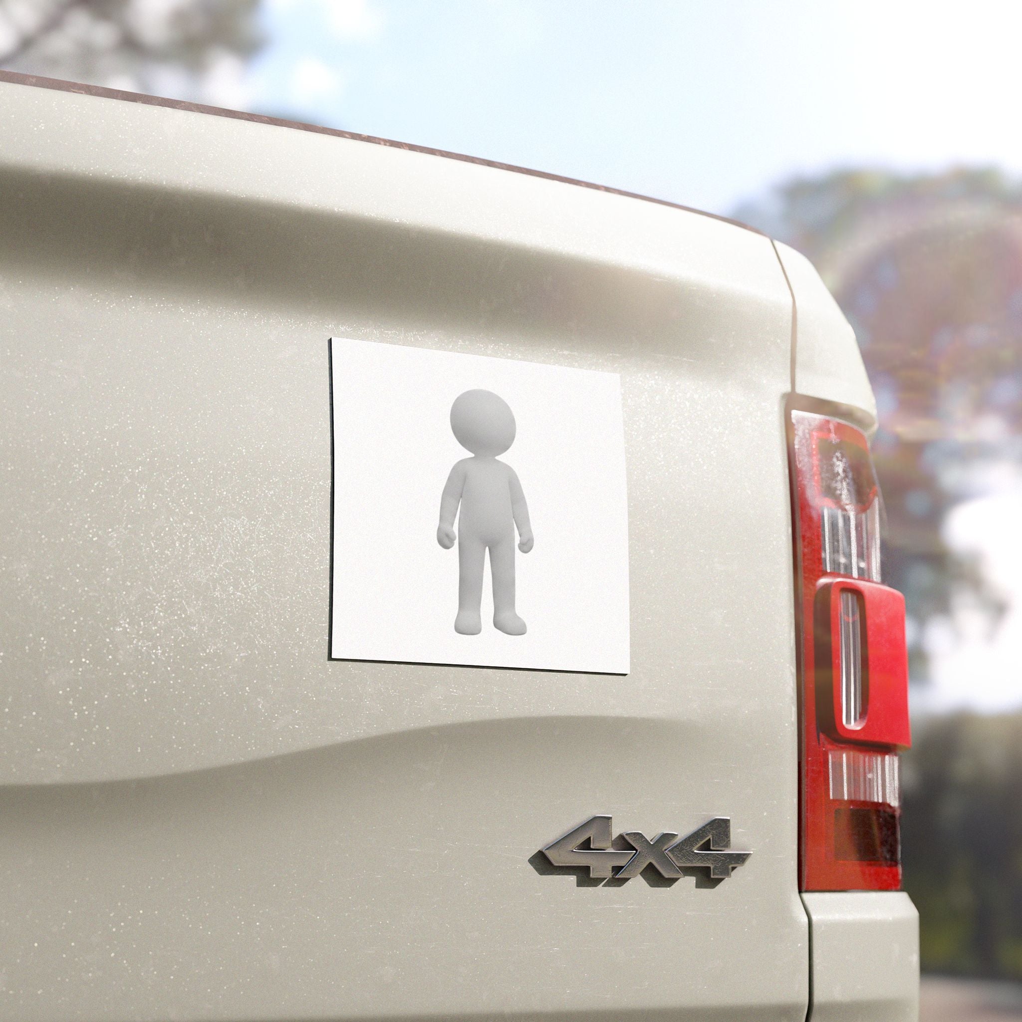 Blank Car Magnet — Customizable Plain Black Vehicle Magnet