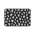 Playful Figures Black Desk Mat — Large Gaming & Office Mousepad