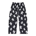 Men's Pajama Pants — Black Marshmallow Man All-Over Print Lounge Pants