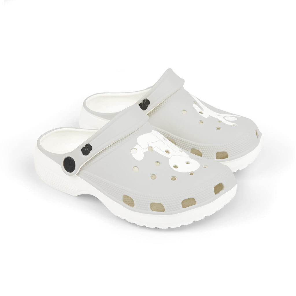 Kids White EVA Foam Clogs — Lightweight Breathable Slip-On Shoes