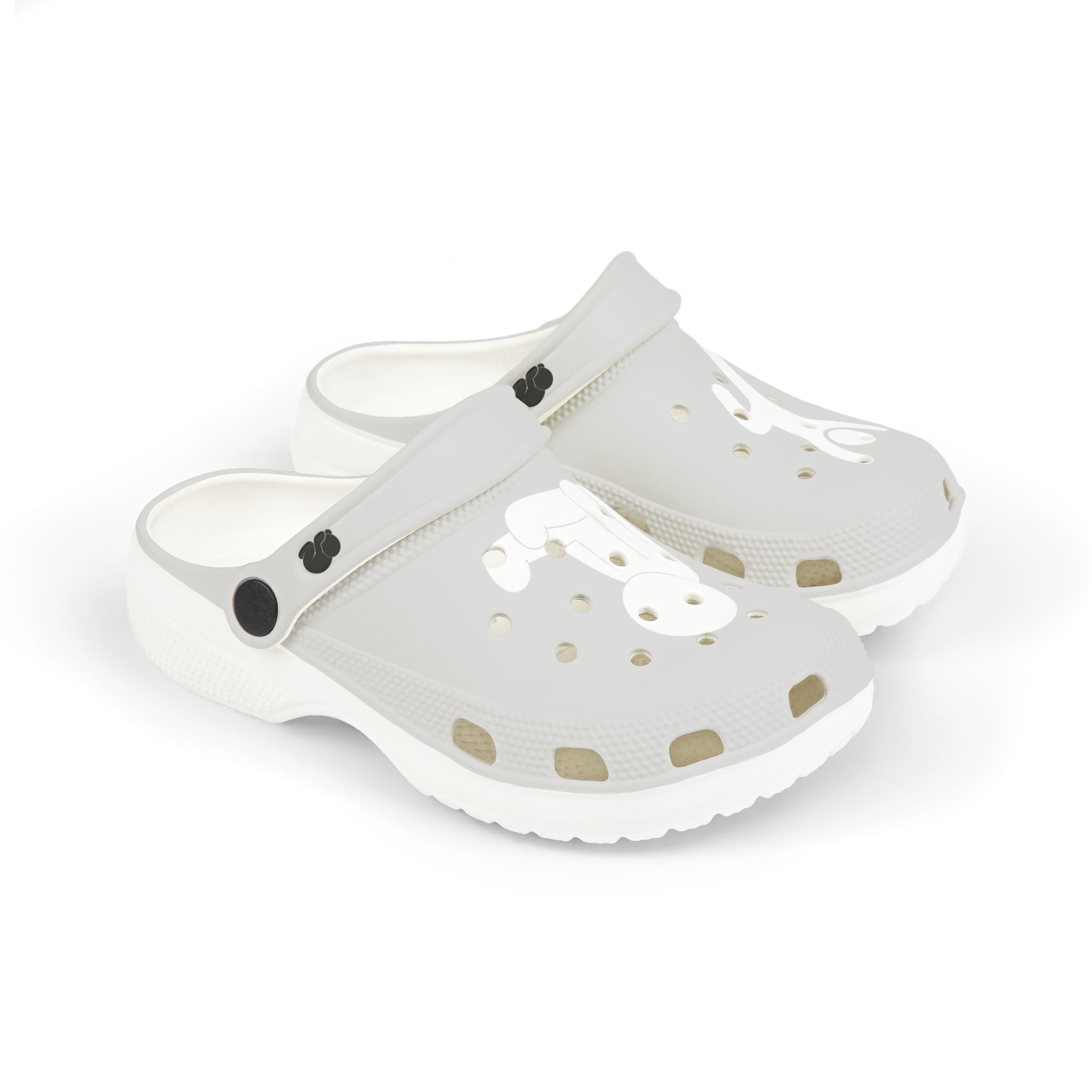 Kids White EVA Foam Clogs — Lightweight Breathable Slip-On Shoes