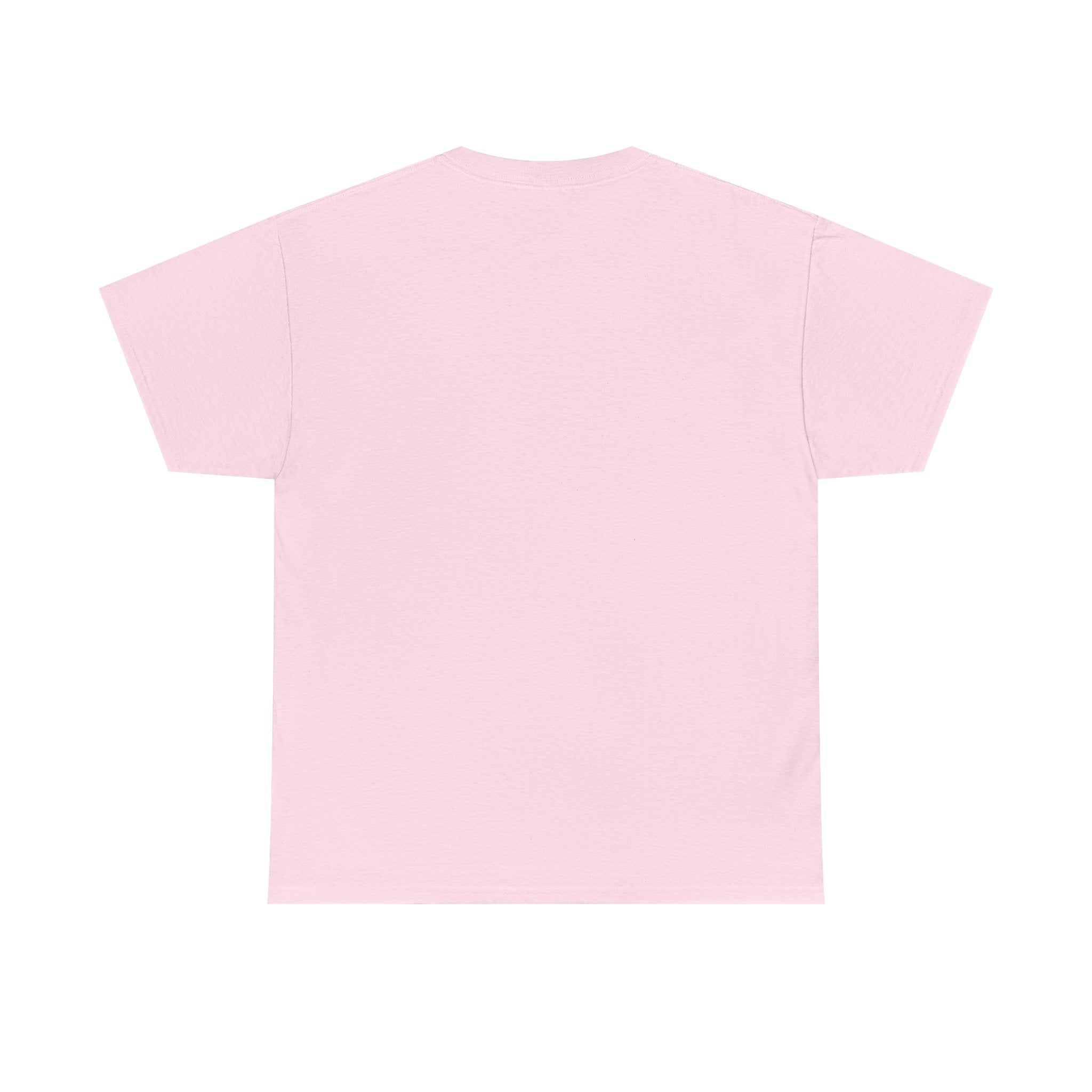 Graphic Tee — Red Striped Figure Design