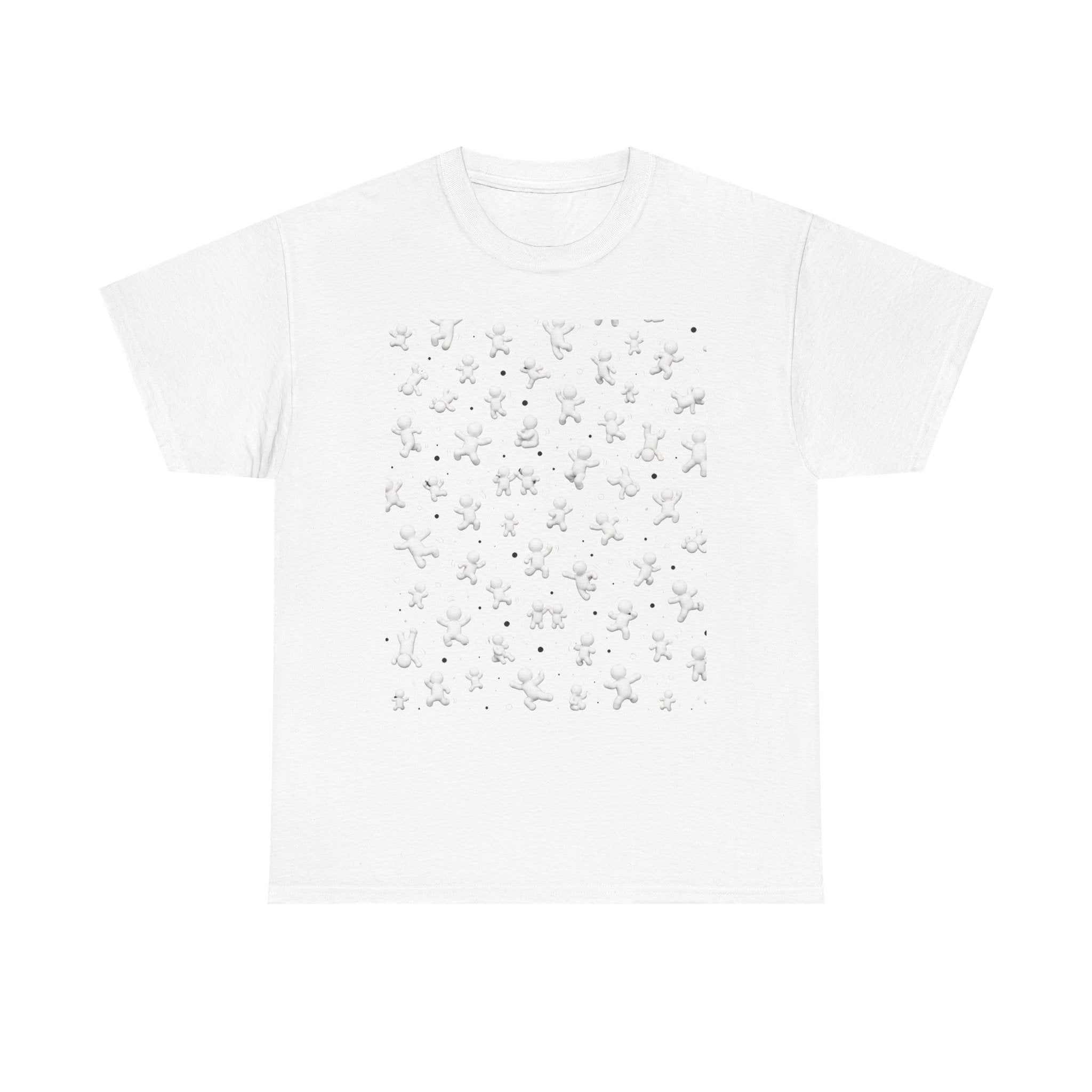 Gingerbread Pattern T-Shirt — Holiday Cookie Print Tee