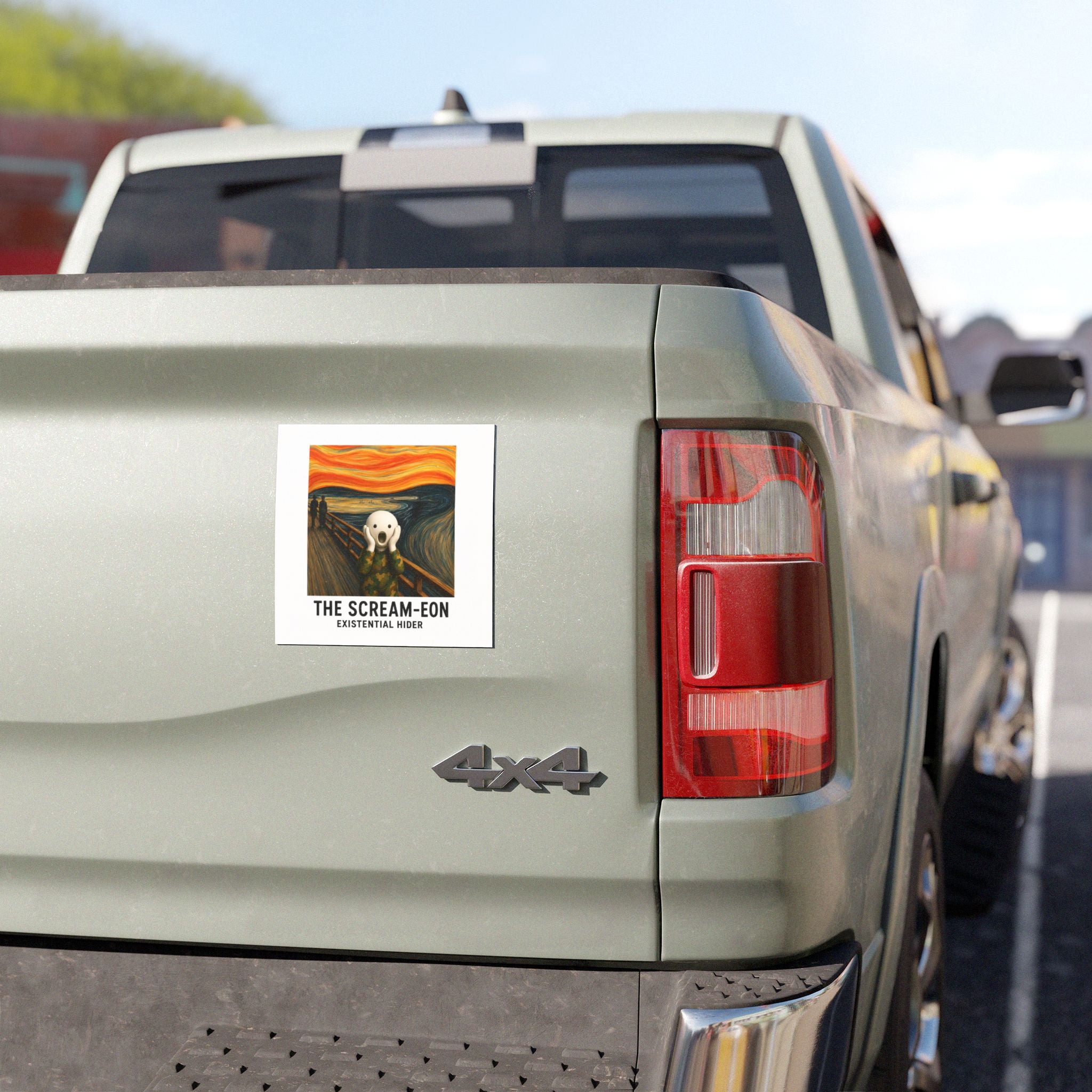 The Scream-eon Magnet — Funny 'Existential Hider' Car Magnet