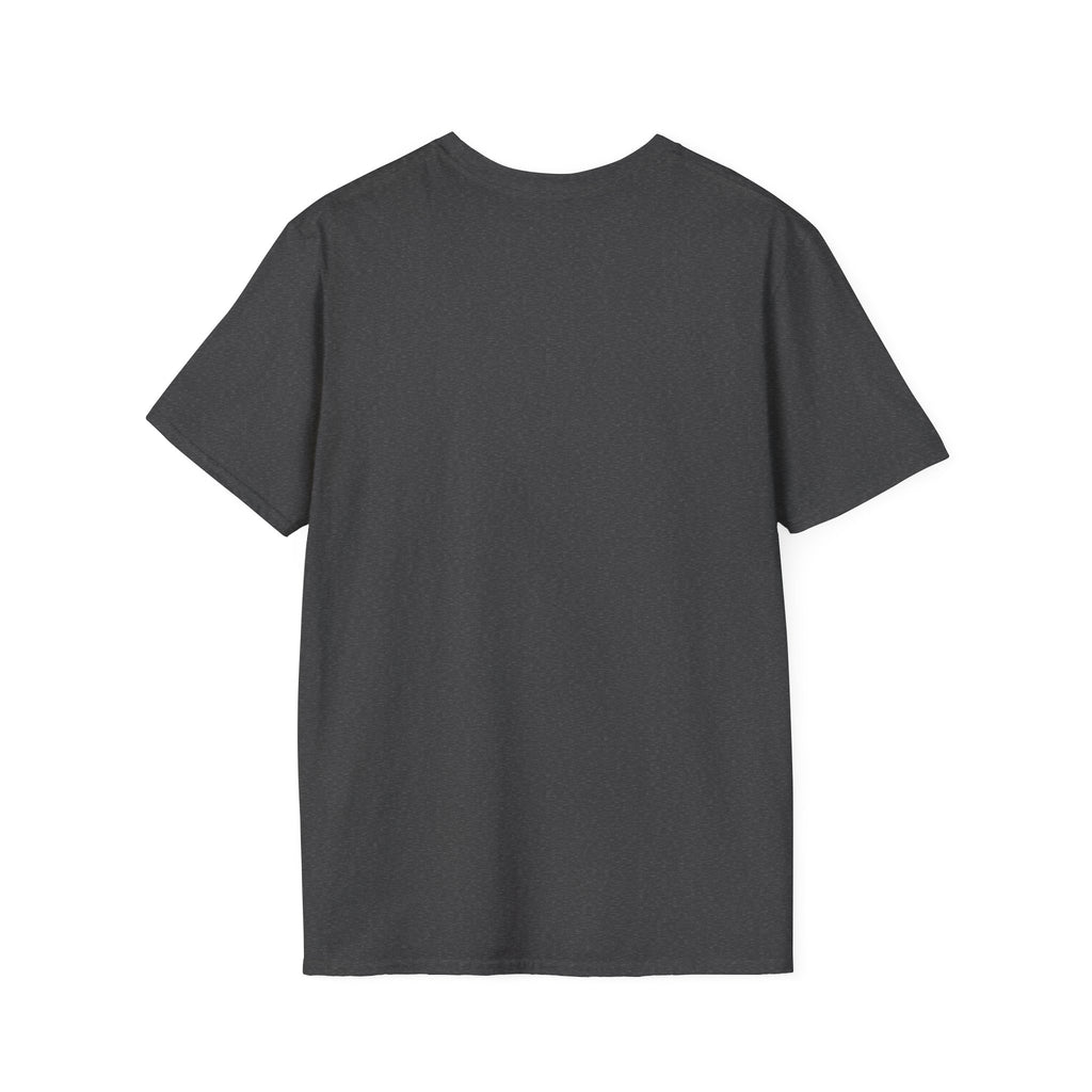 Minimalist Red Stripes T‑Shirt — Abstract Figure Graphic Tee