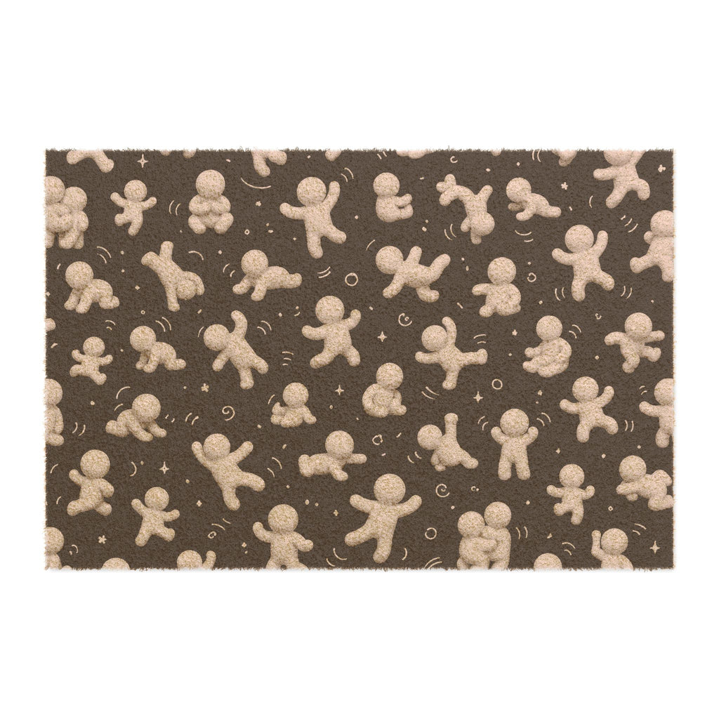 Gingerbread People Doormat – Festive Holiday Welcome Mat