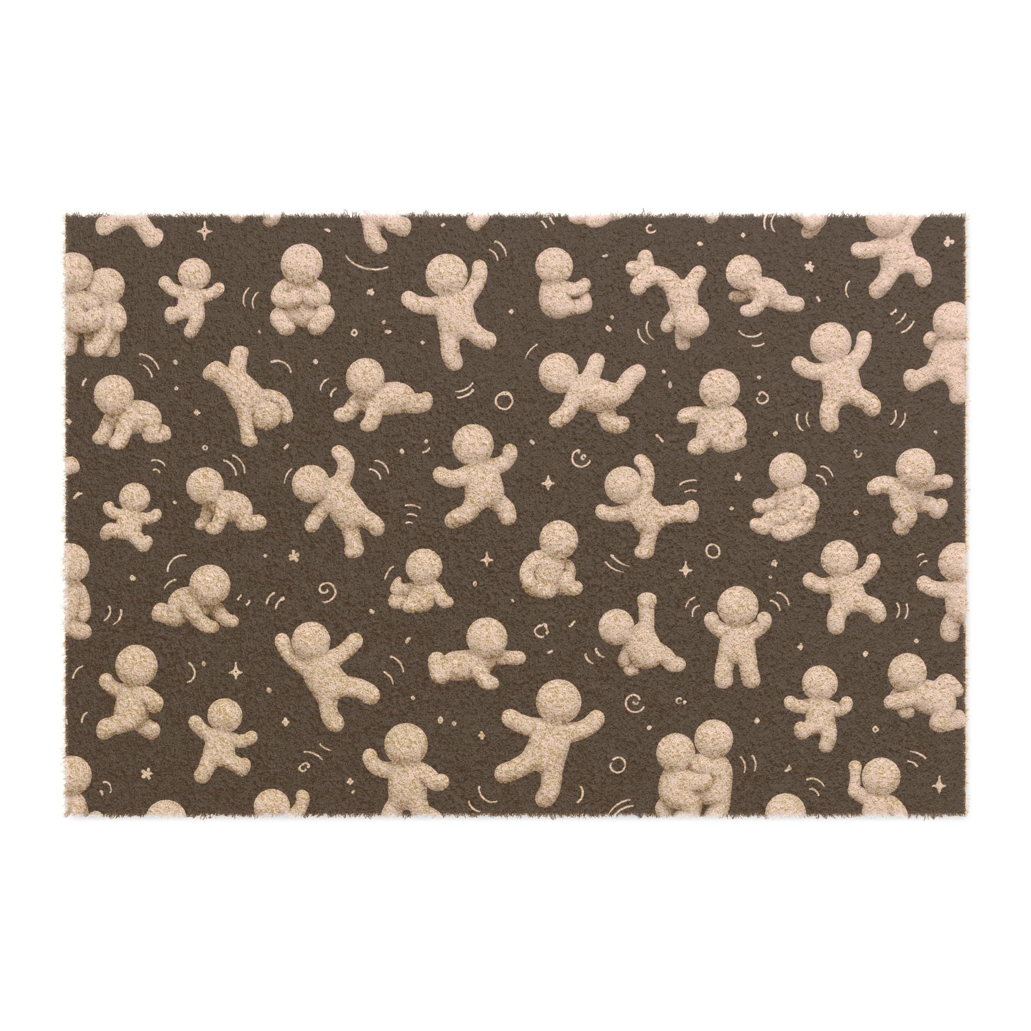 Gingerbread People Doormat – Festive Holiday Welcome Mat
