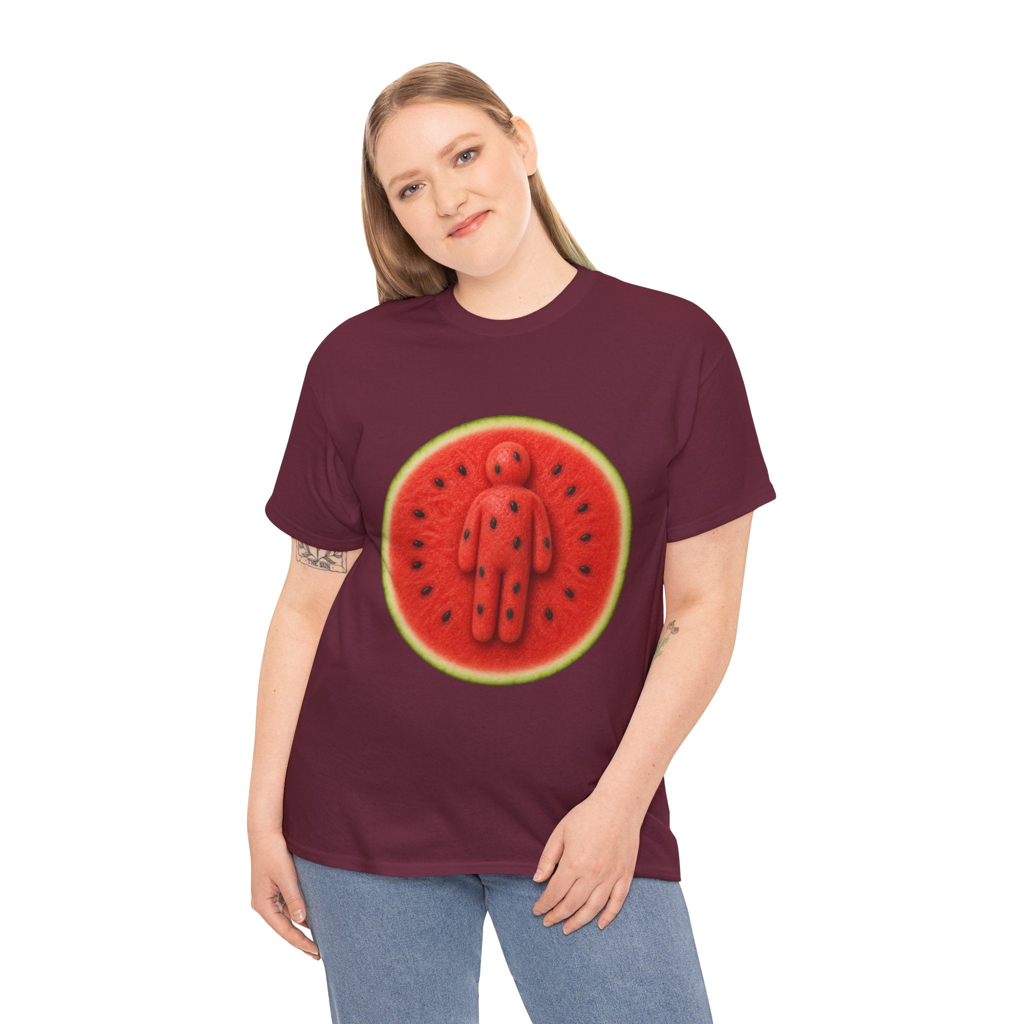 Watermelon Man T-Shirt — Retro Summer Fruit Graphic Tee