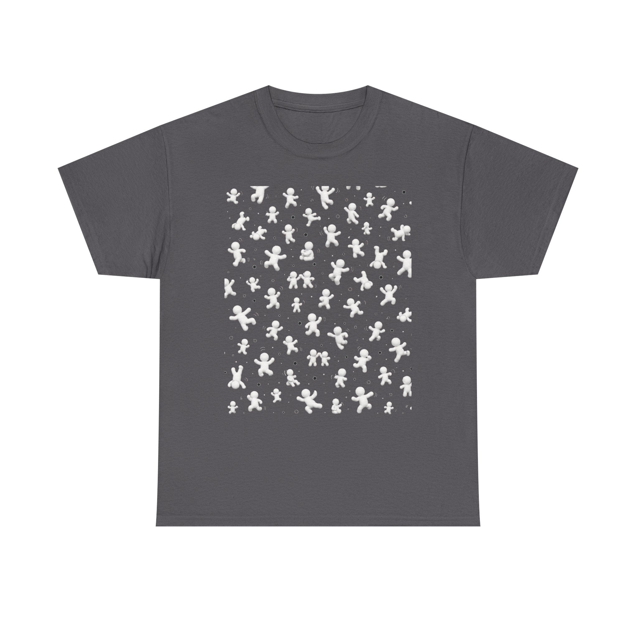 Gingerbread Pattern T-Shirt — Holiday Cookie Print Tee
