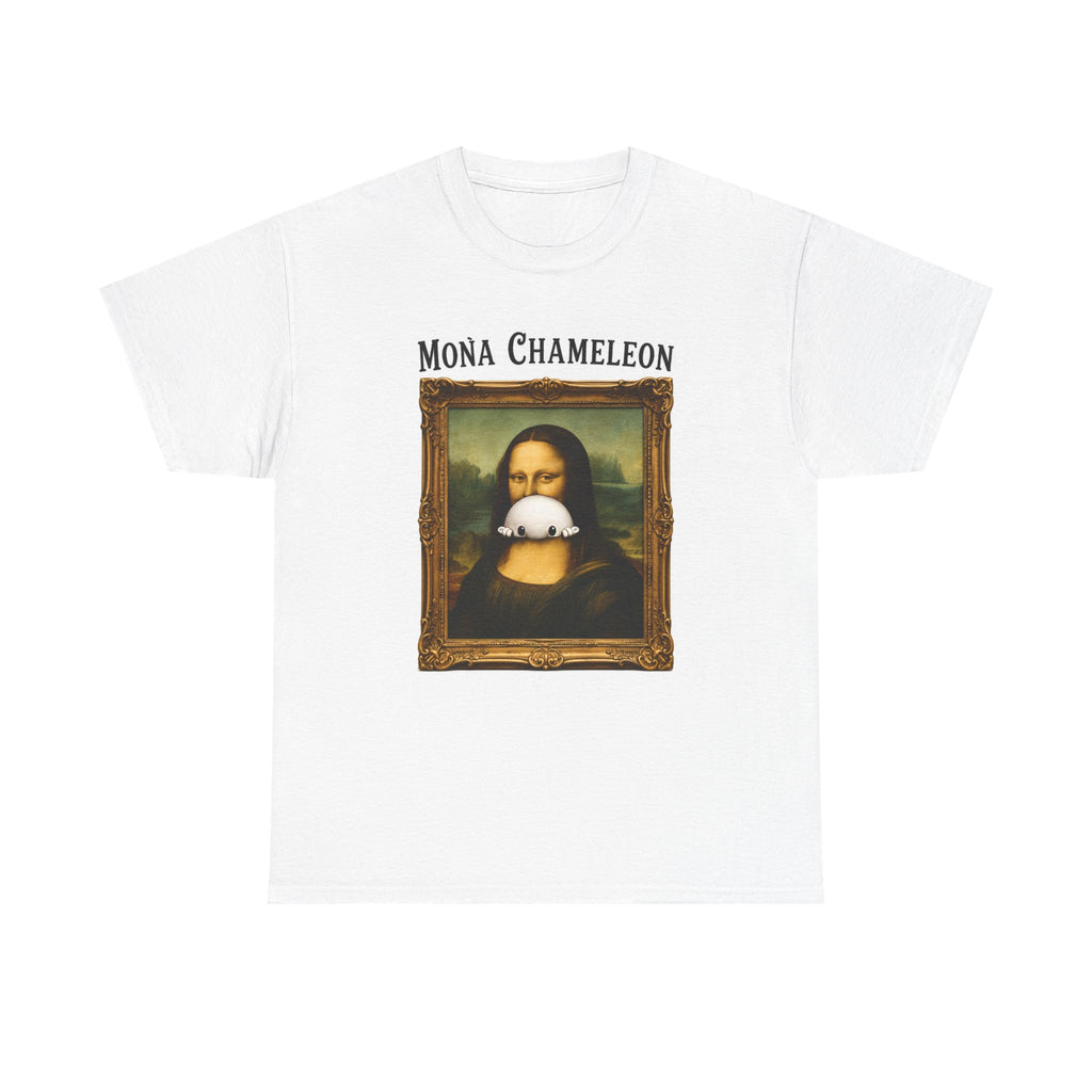 T‑Shirt — Mona Chameleon Funny Art Parody Tee