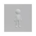 Stick Figure Car Magnet – Cute Neutral 3D Character Vehicle Magnet