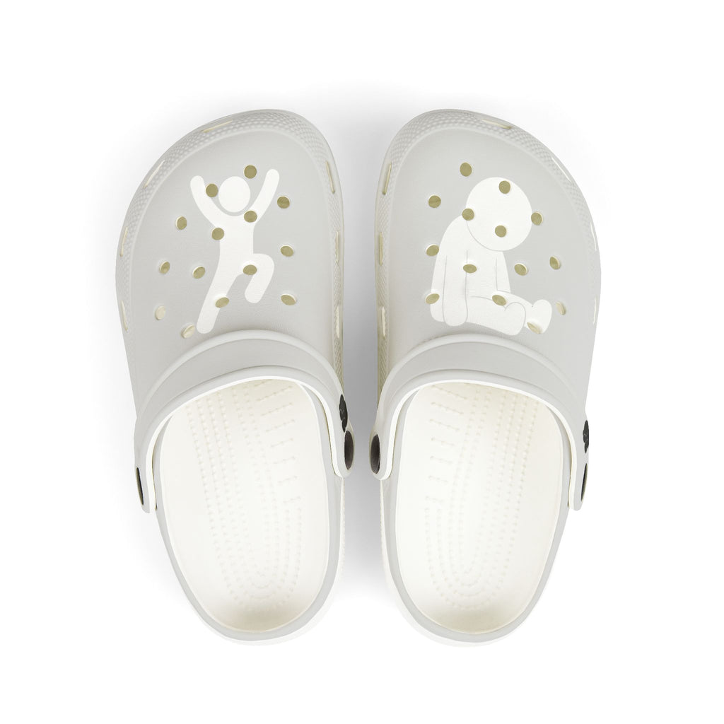 Kids White EVA Foam Clogs — Lightweight Breathable Slip-On Shoes