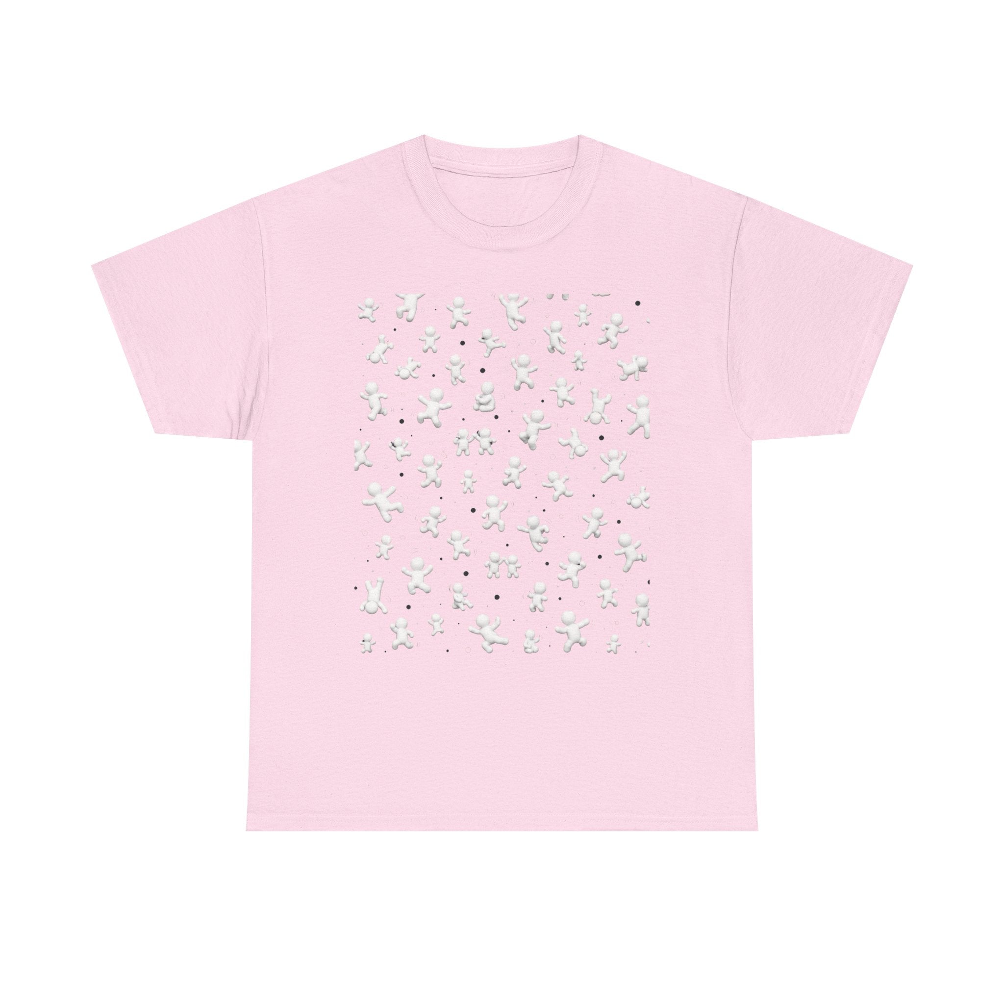 Gingerbread Pattern T-Shirt — Holiday Cookie Print Tee
