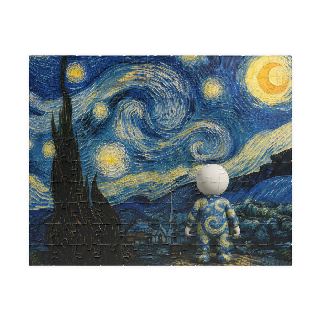 Starry Night Art Puzzle — Van Gogh‑Style Night Sky Jigsaw (110–1014 pcs)