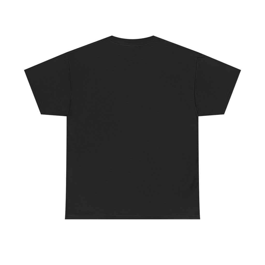 Graphic Tee — Red Striped Figure Design