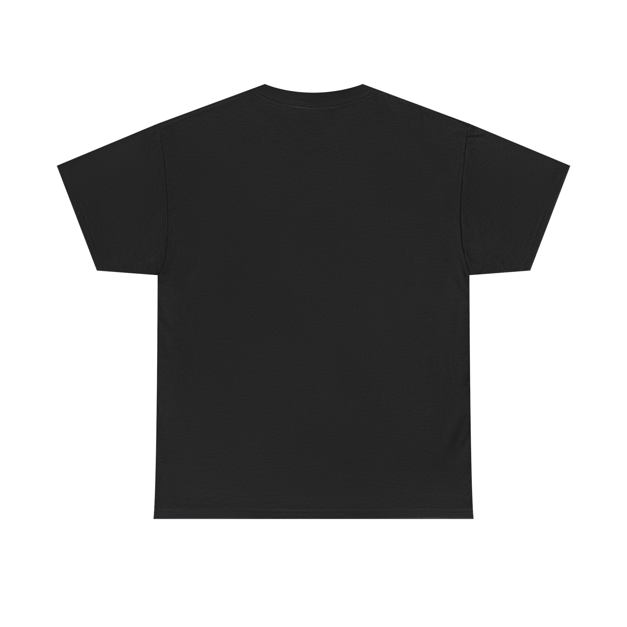 Graphic Tee — Red Striped Figure Design