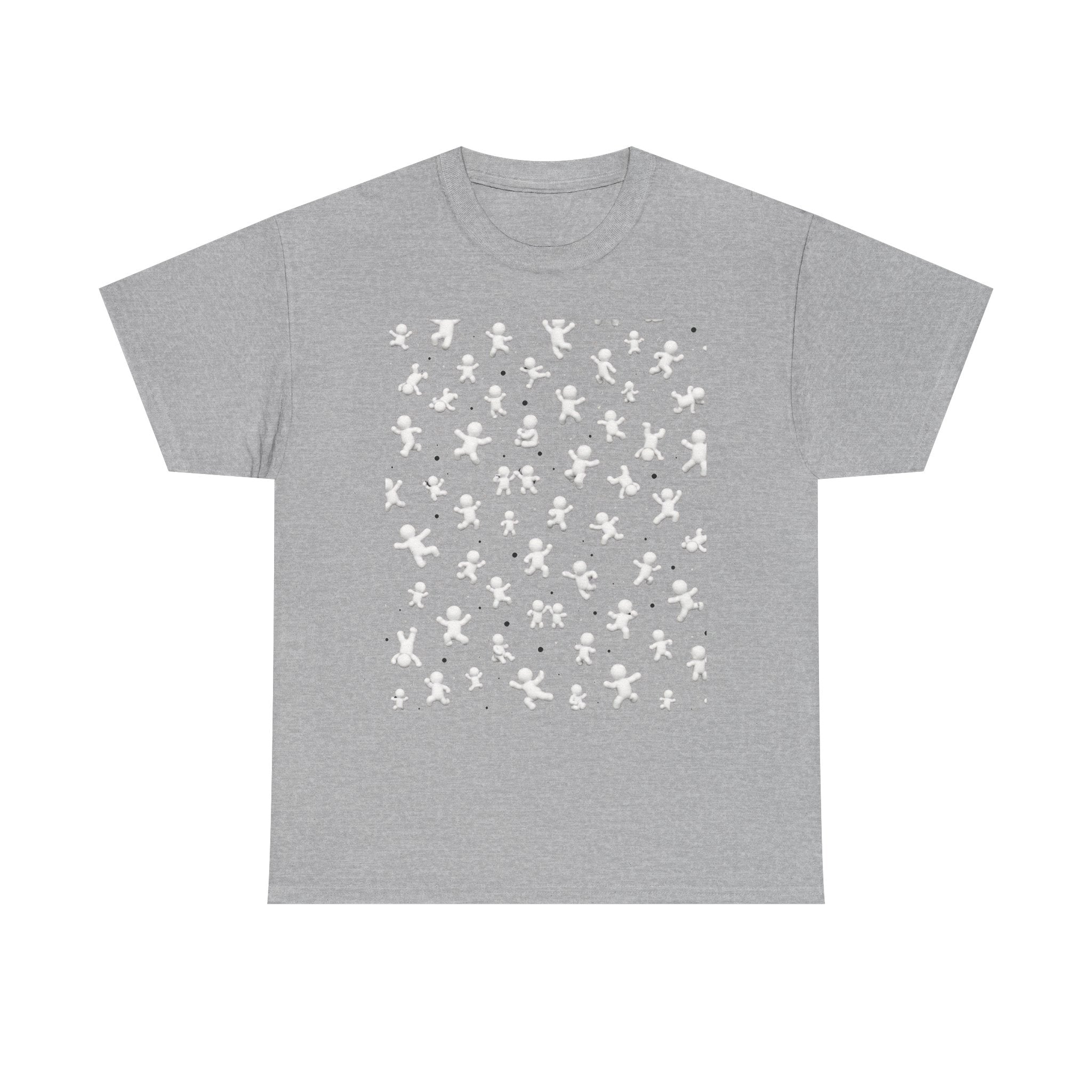 Gingerbread Pattern T-Shirt — Holiday Cookie Print Tee