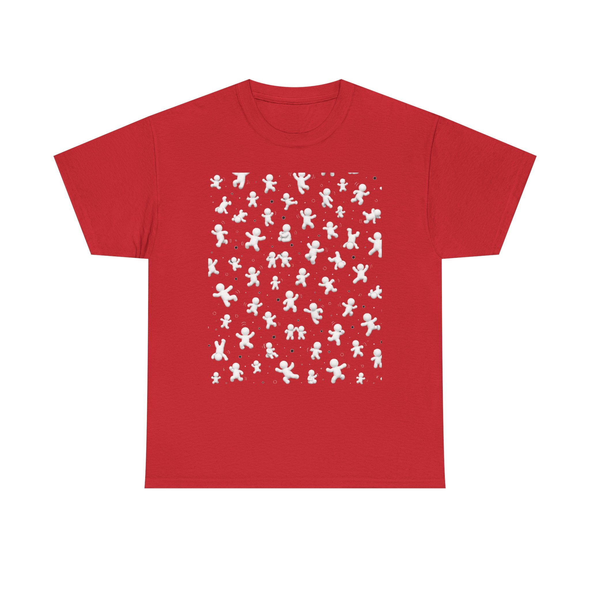 Gingerbread Pattern T-Shirt — Holiday Cookie Print Tee