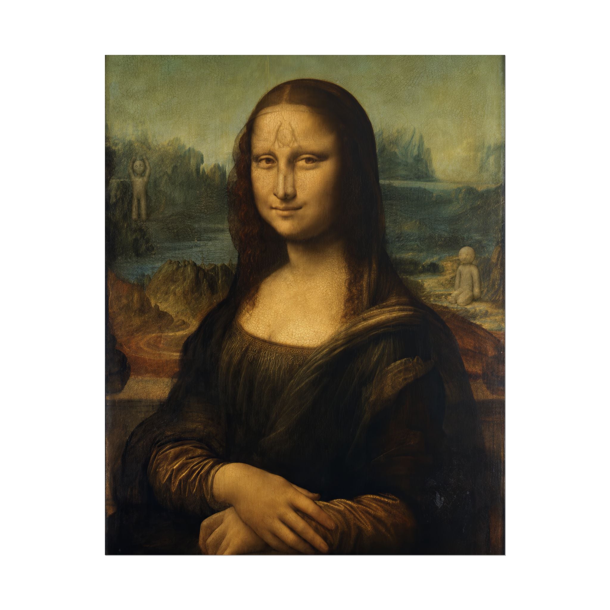 Mona Lisa Rolled Art Poster — Classic Renaissance Wall Print
