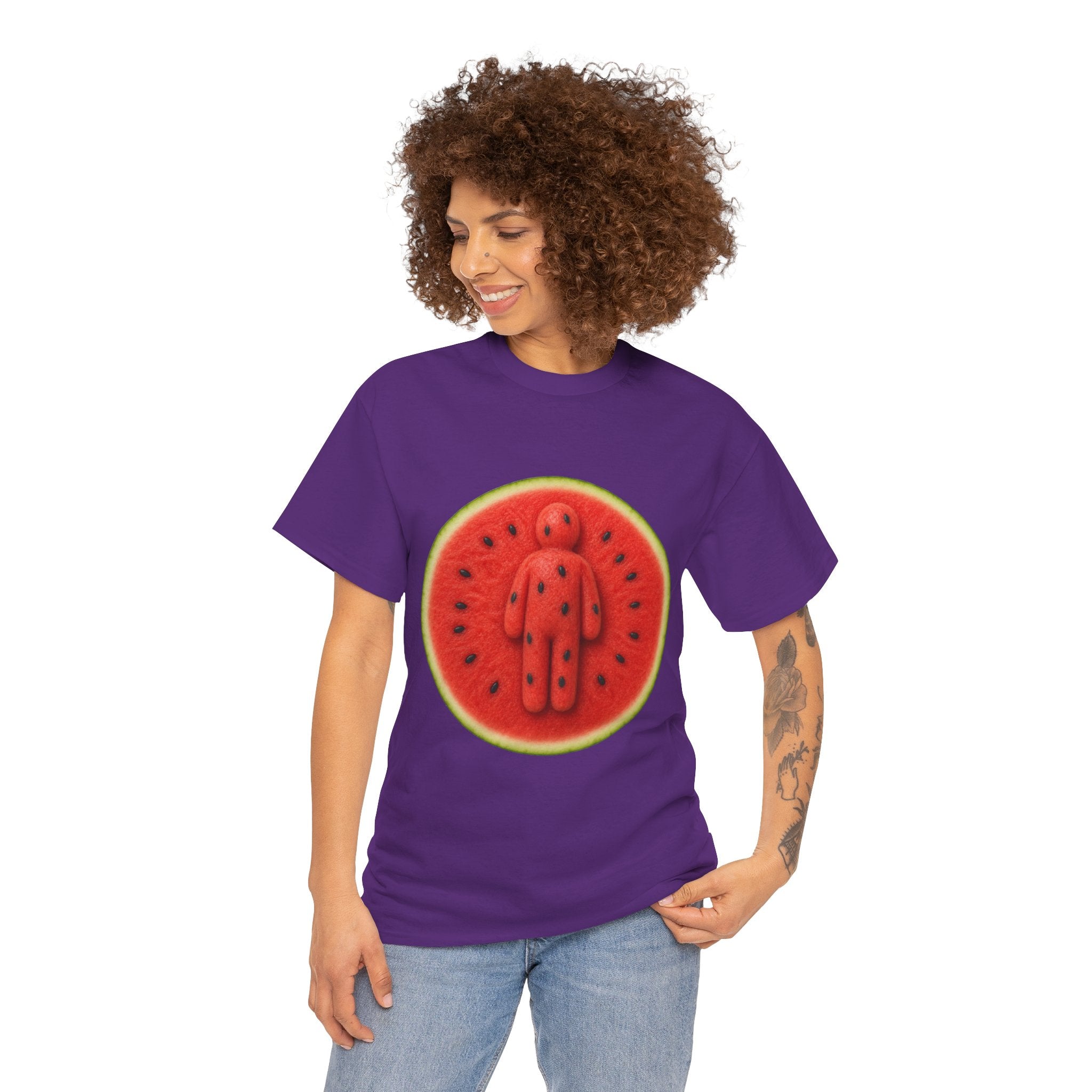 Watermelon Man T-Shirt — Retro Summer Fruit Graphic Tee