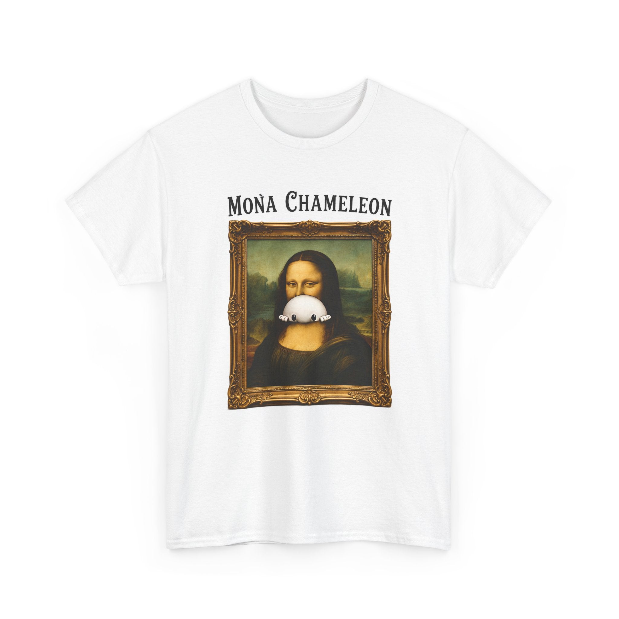 T‑Shirt — Mona Chameleon Funny Art Parody Tee