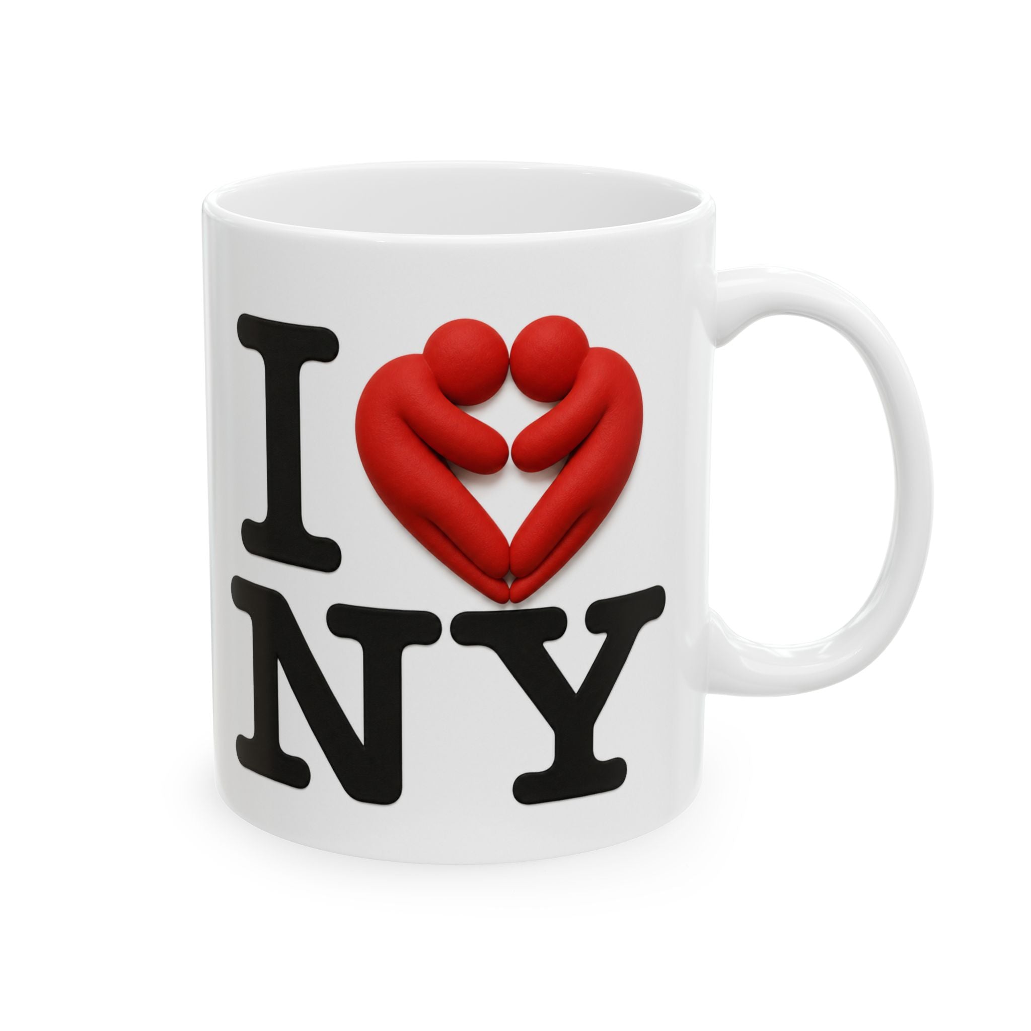 I  NY Ceramic Mug — New York City Souvenir Coffee Cup (11oz & 15oz)