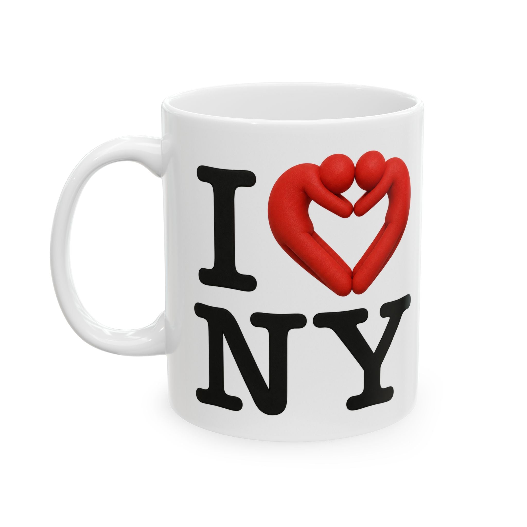 I  NY Ceramic Mug — New York City Souvenir Coffee Cup (11oz & 15oz)