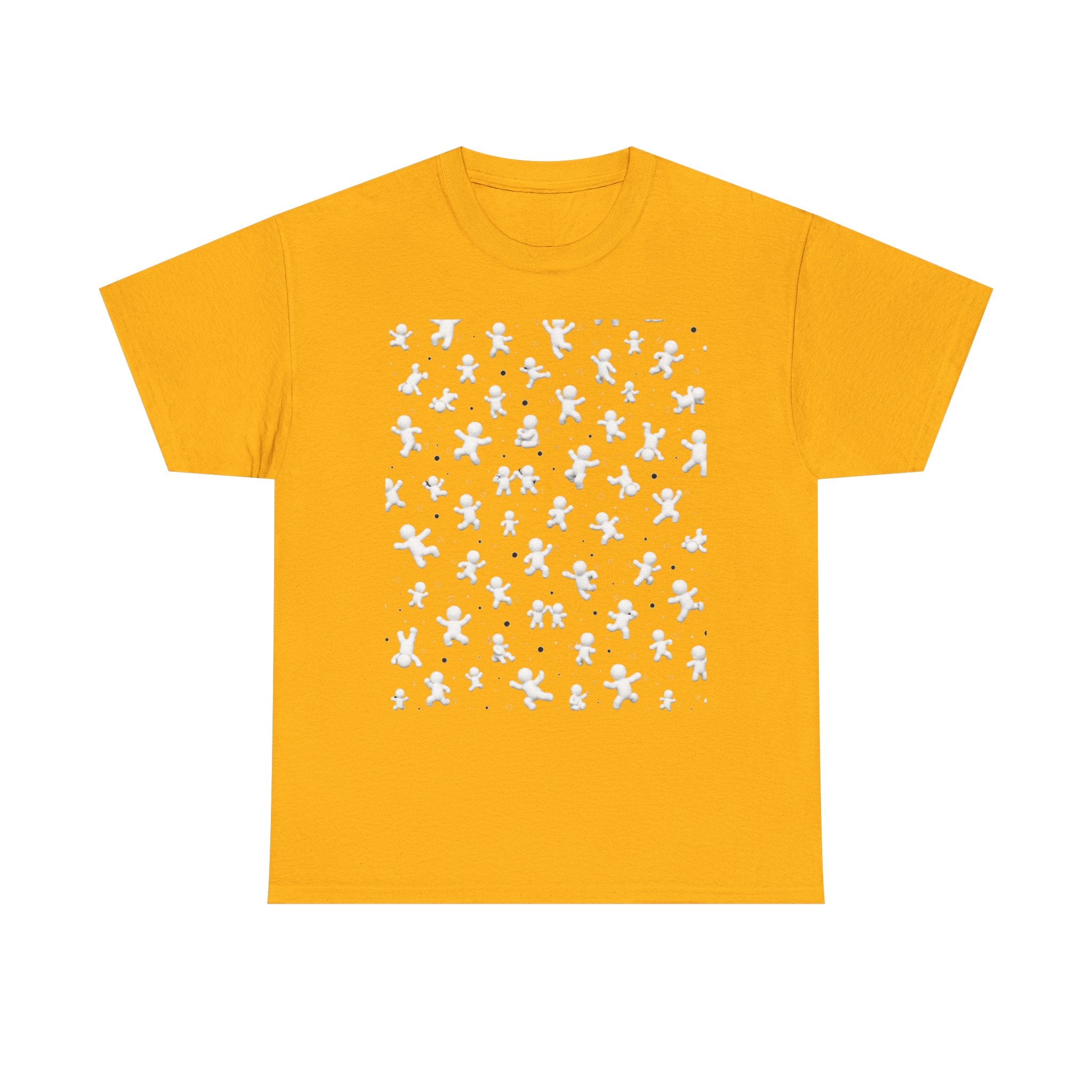 Gingerbread Pattern T-Shirt — Holiday Cookie Print Tee