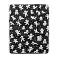 Sherpa Fleece Blanket — Cute 3D Doll Pattern Plush Throw for Cozy Home, Gifts & Dorm