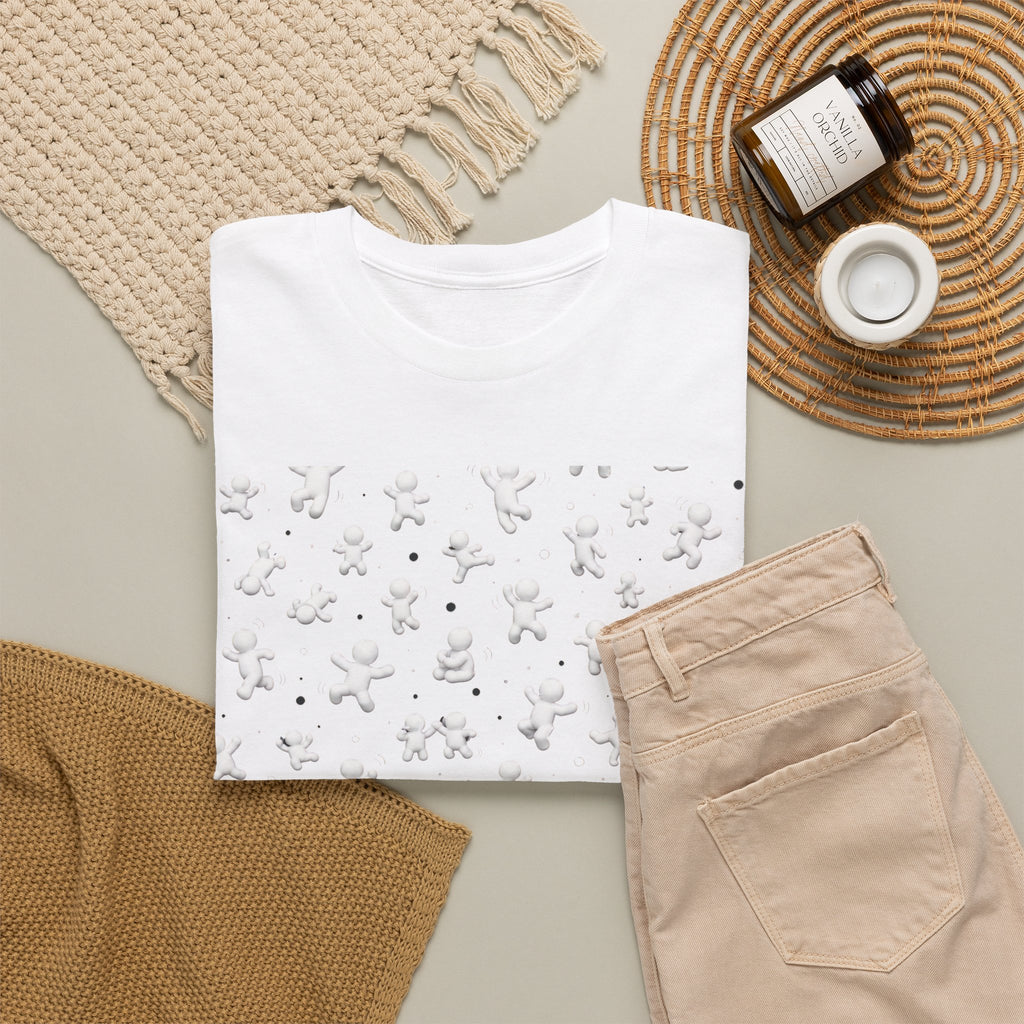 Gingerbread Pattern T-Shirt — Holiday Cookie Print Tee