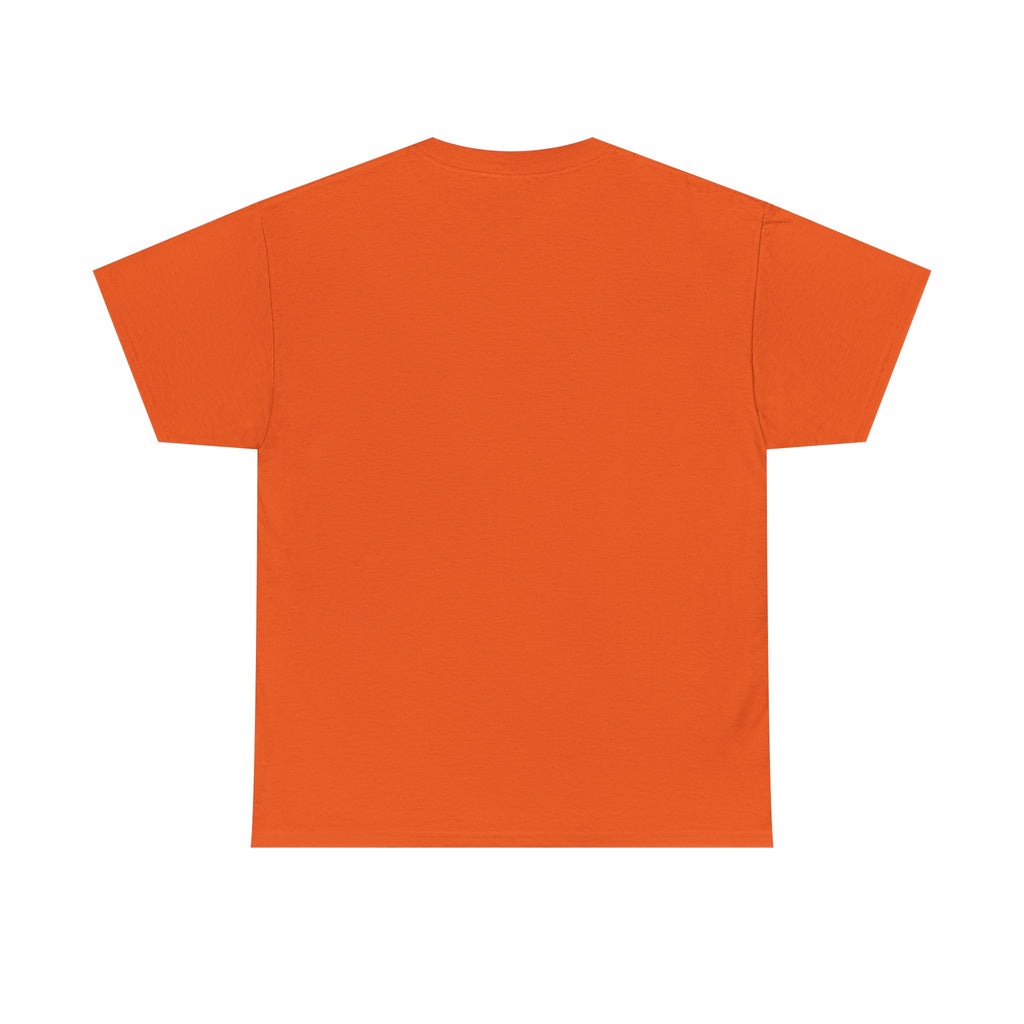 Graphic Tee — Red Striped Figure Design