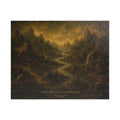Scenic Forest Landscape Puzzle — Atmospheric Vintage River Valley Jigsaw (110–1014 pcs)