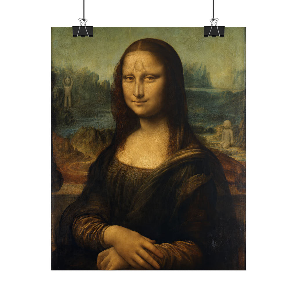 Mona Lisa Rolled Art Poster — Classic Renaissance Wall Print