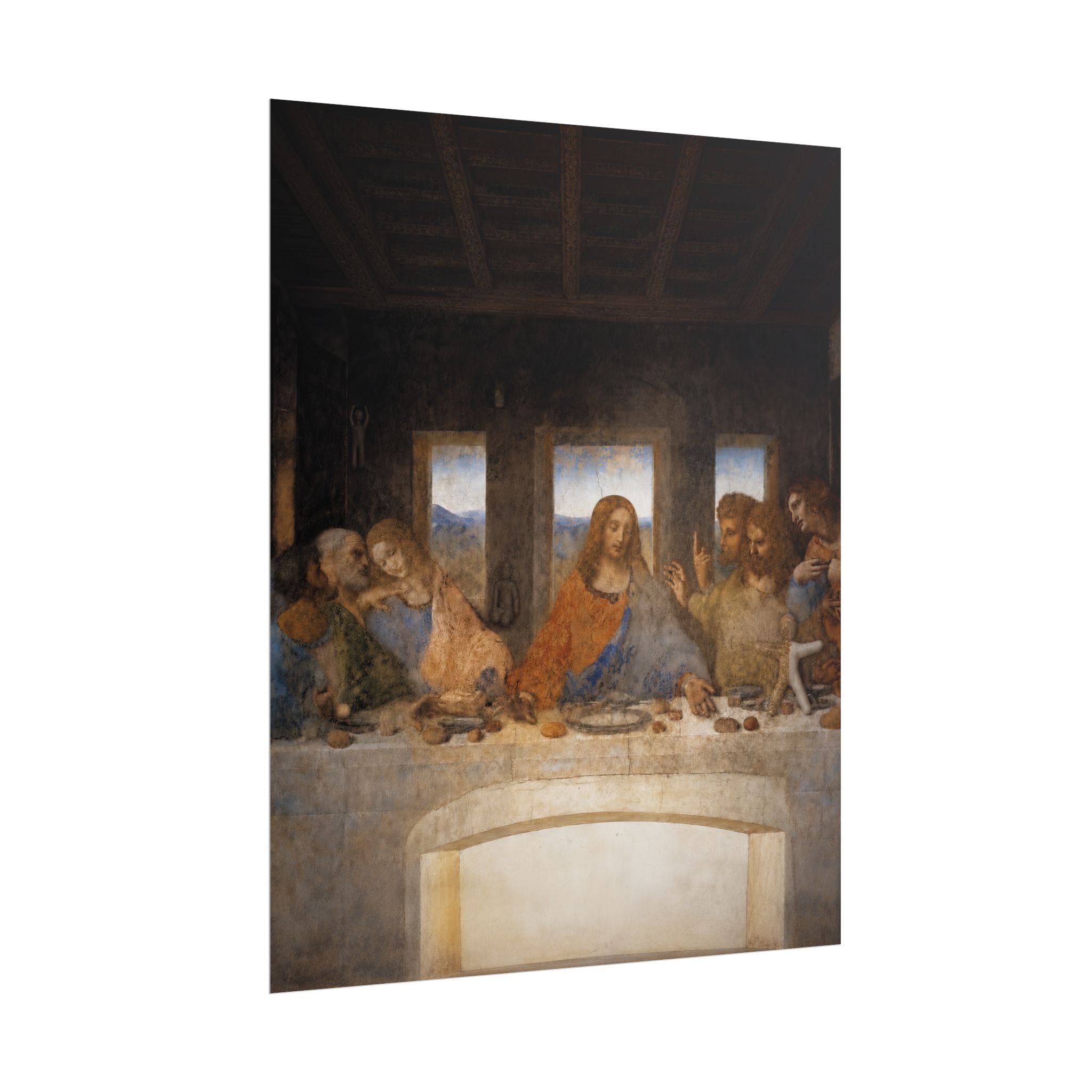The Last Supper Rolled Poster — Renaissance Art Print for Home or Study