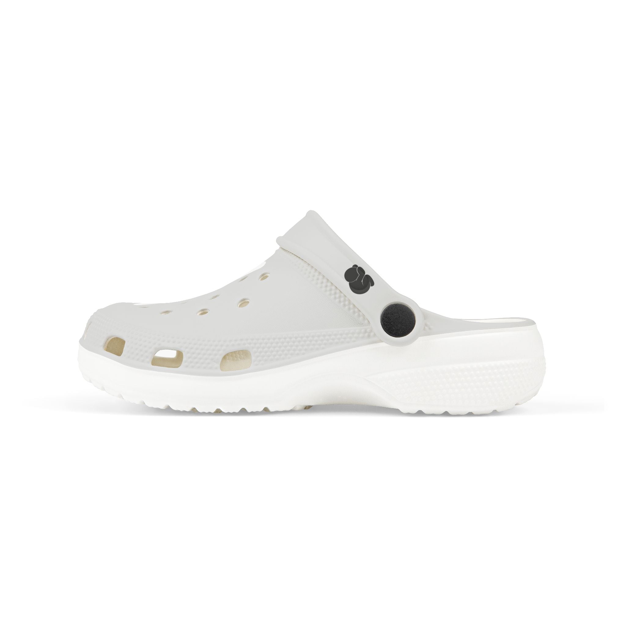 Kids White EVA Foam Clogs — Lightweight Breathable Slip-On Shoes