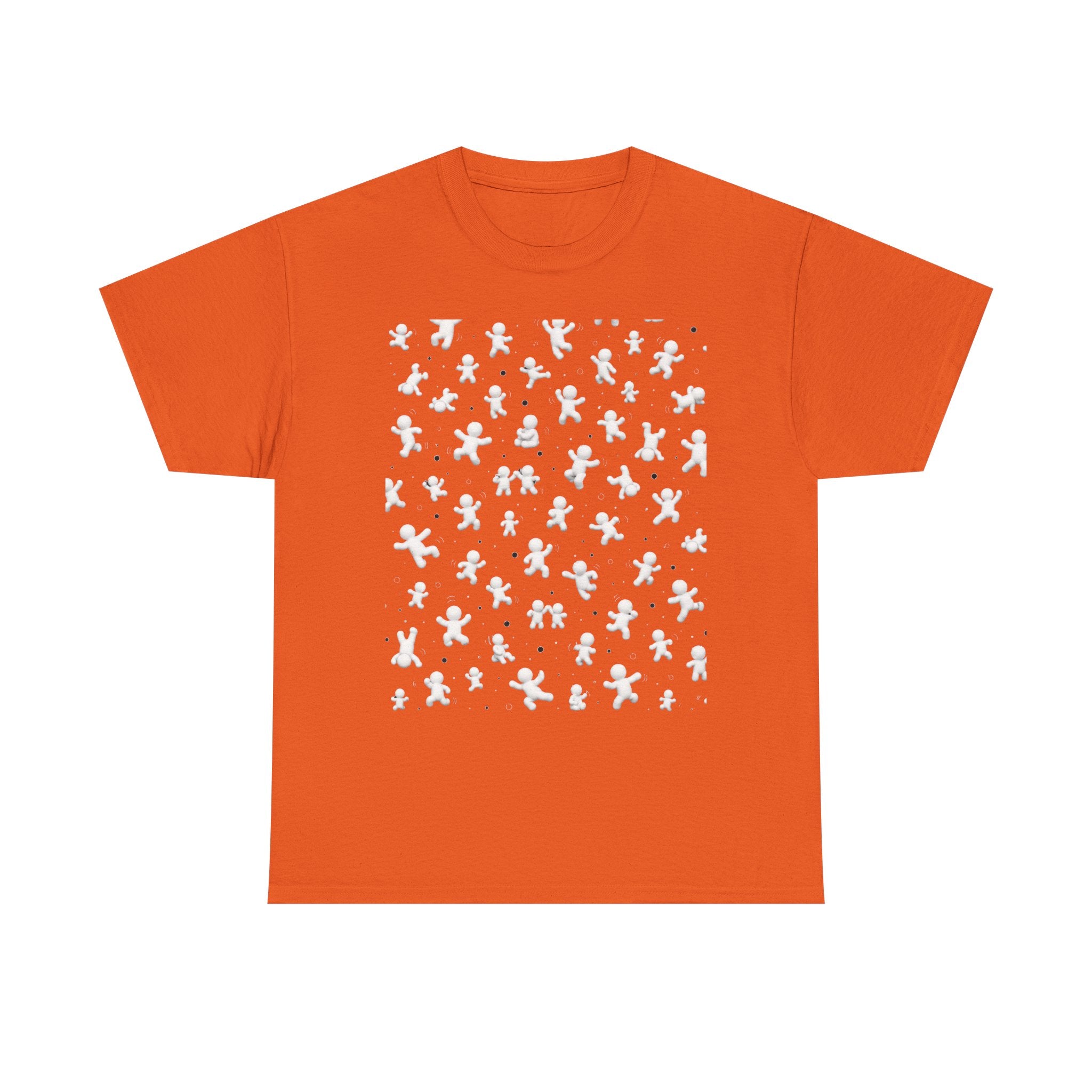 Gingerbread Pattern T-Shirt — Holiday Cookie Print Tee