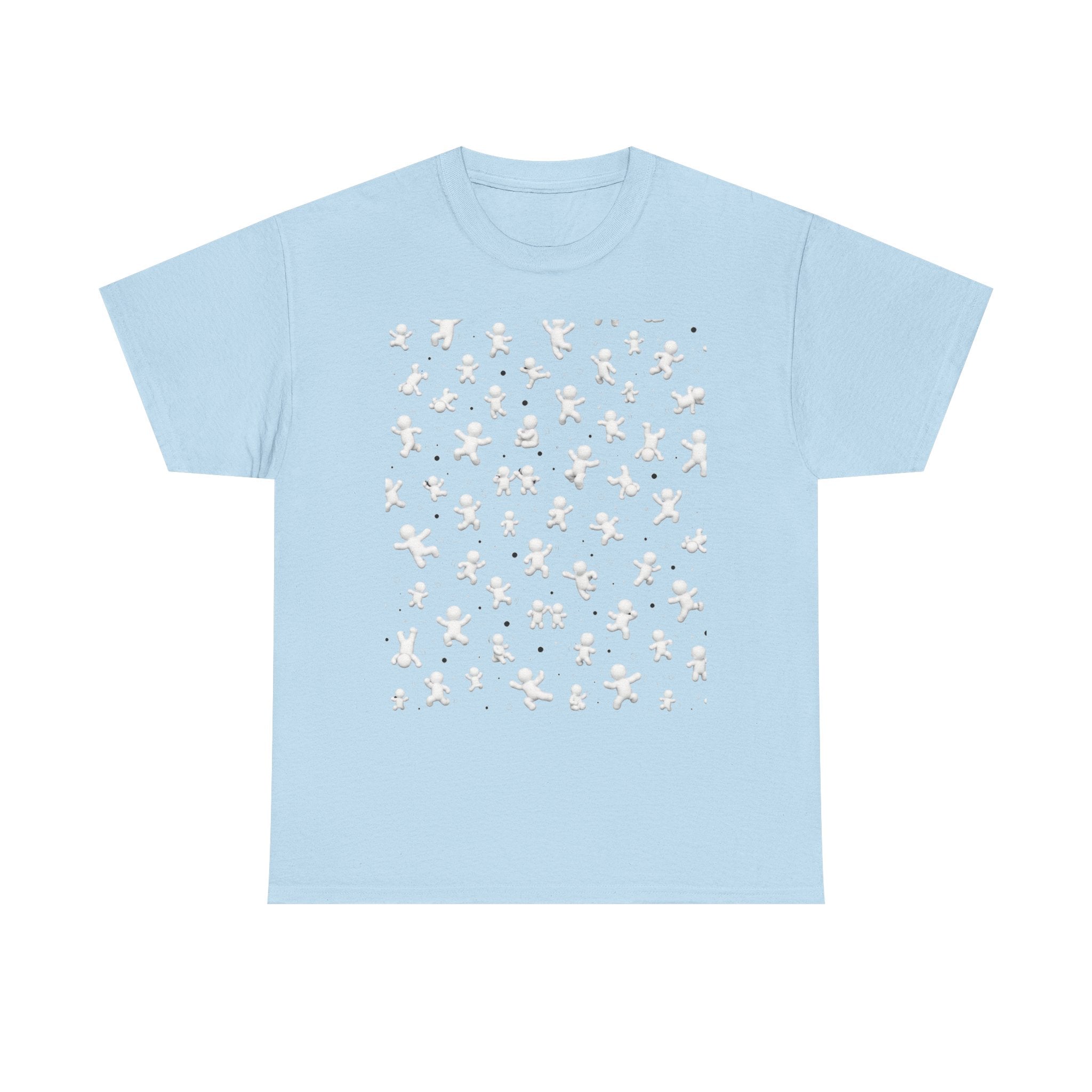 Gingerbread Pattern T-Shirt — Holiday Cookie Print Tee