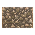 Doormat — Neutral Abstract Botanical Pattern Coir Mat