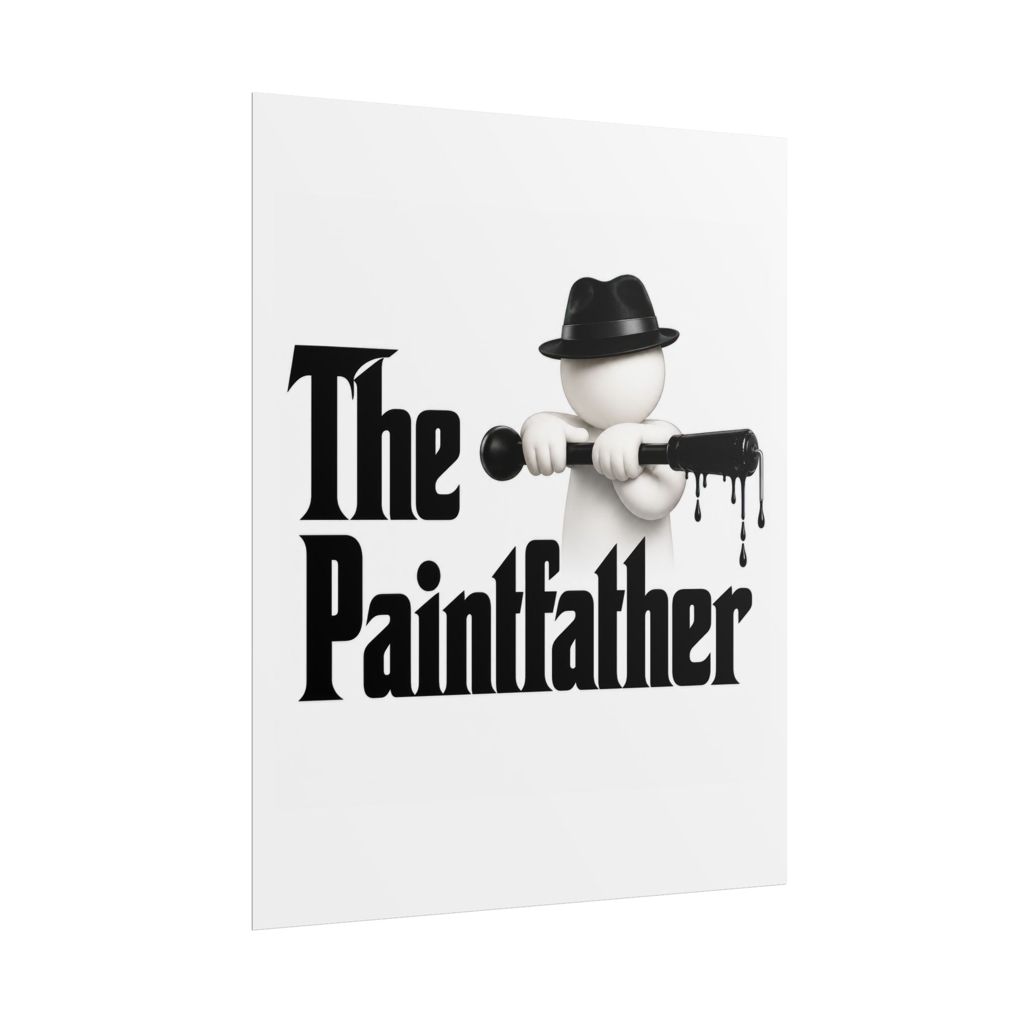 Rolled Poster — "The Paintfather" Funny Painter Art Print