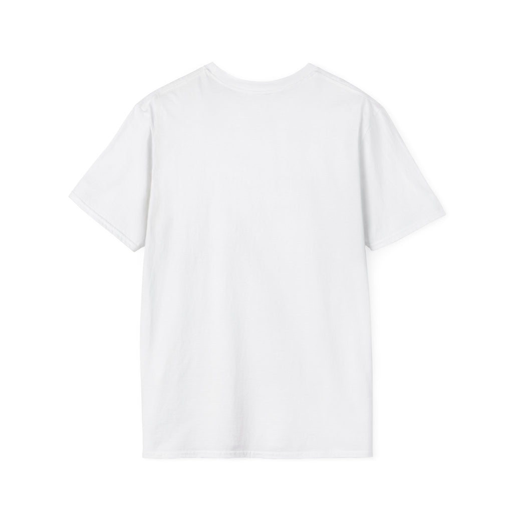 Minimalist Red Stripes T‑Shirt — Abstract Figure Graphic Tee