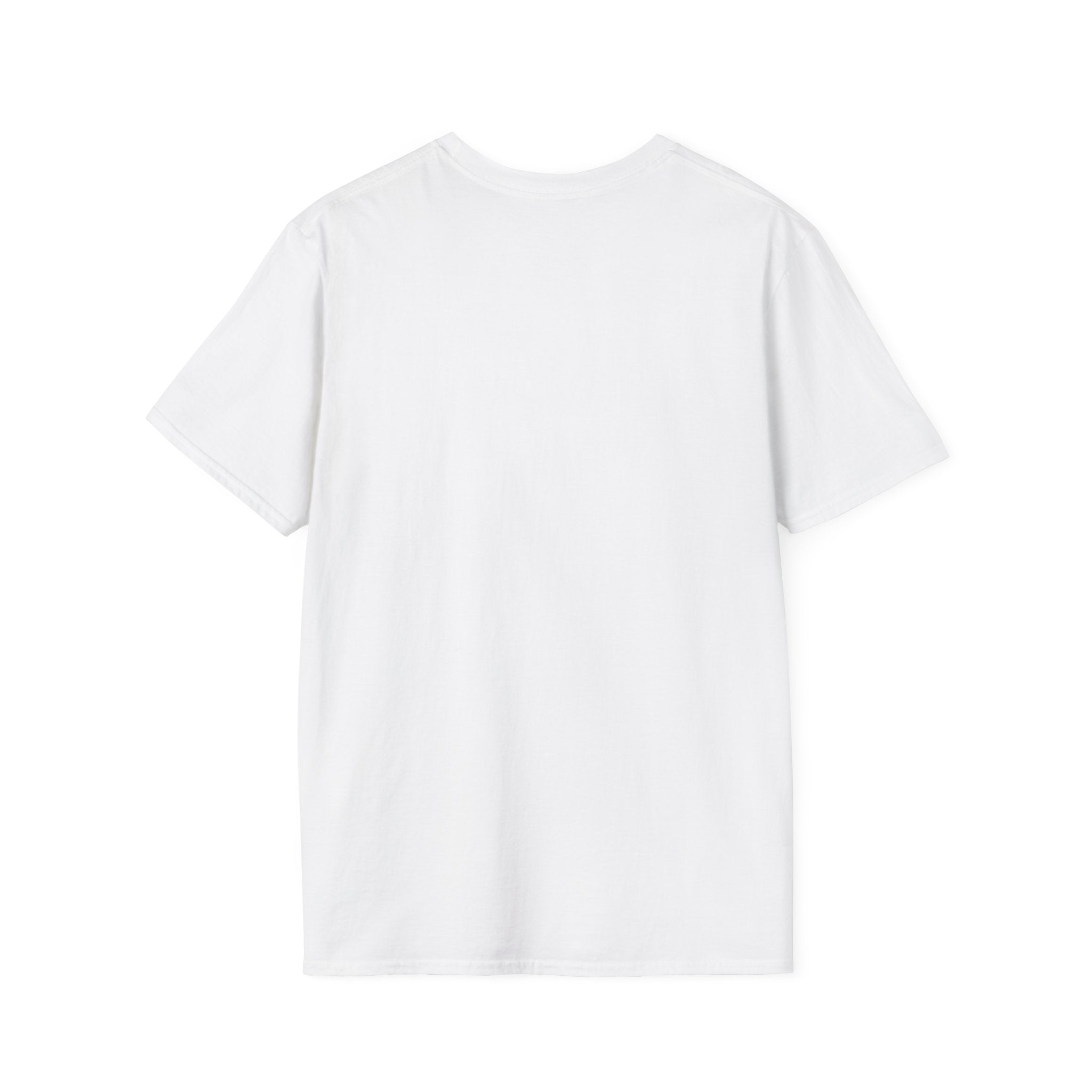 Minimalist Red Stripes T‑Shirt — Abstract Figure Graphic Tee