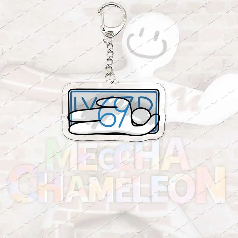 MECCHA CHAMELEON Keychain – 8 Game Character Bag Charms
