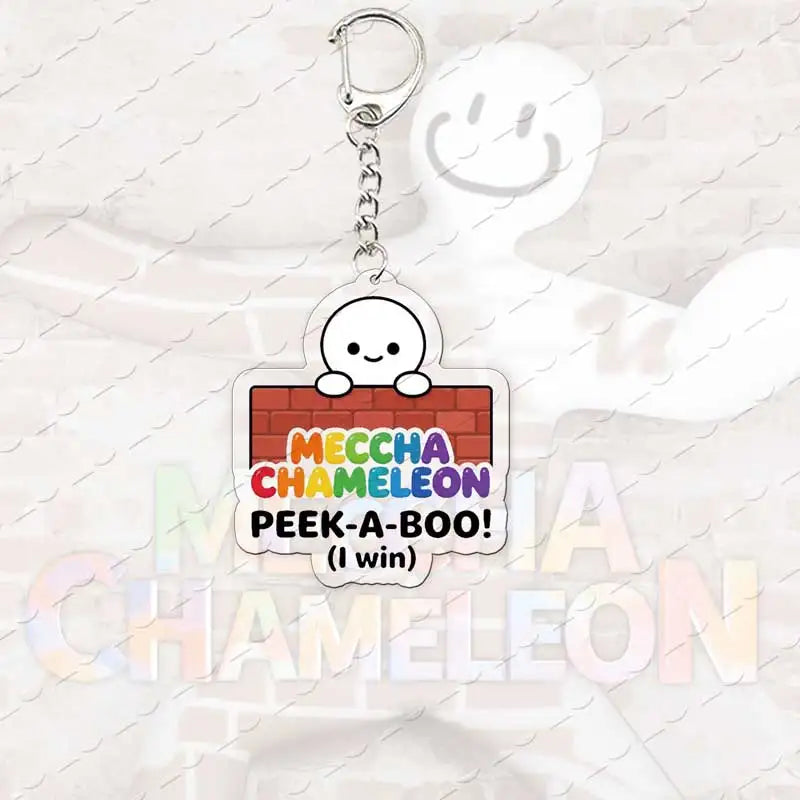 MECCHA CHAMELEON Keychain – 8 Game Character Bag Charms