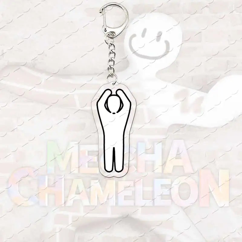 MECCHA CHAMELEON Keychain – 8 Game Character Bag Charms