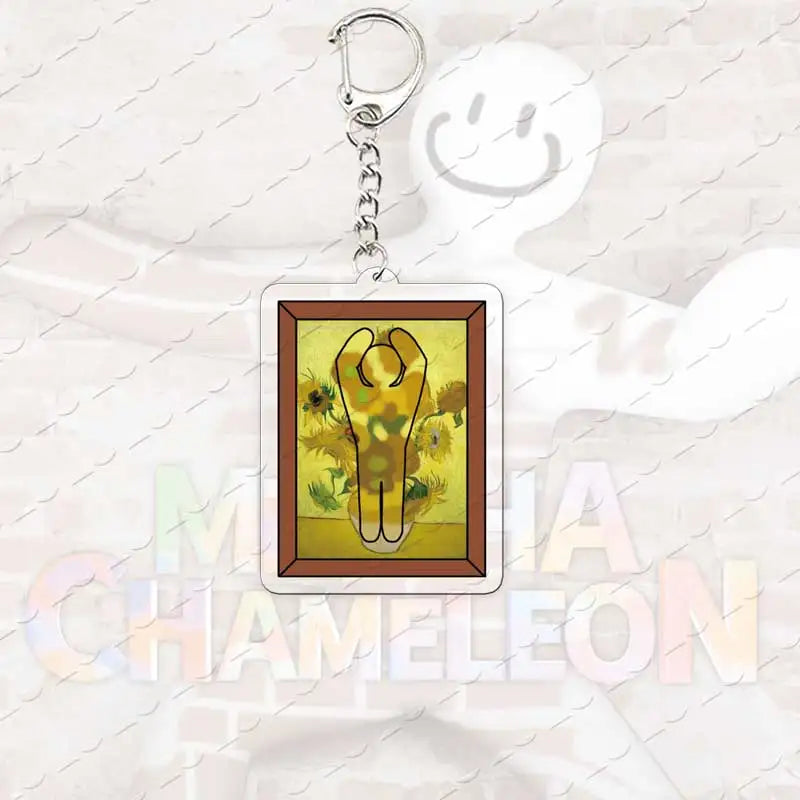 MECCHA CHAMELEON Keychain – 8 Game Character Bag Charms